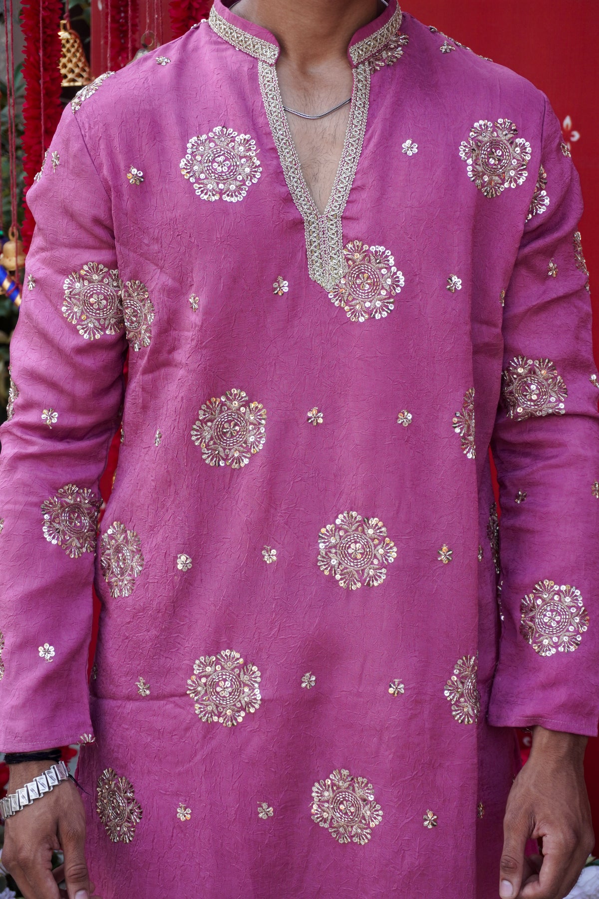 Gulabiya Rose Kurta