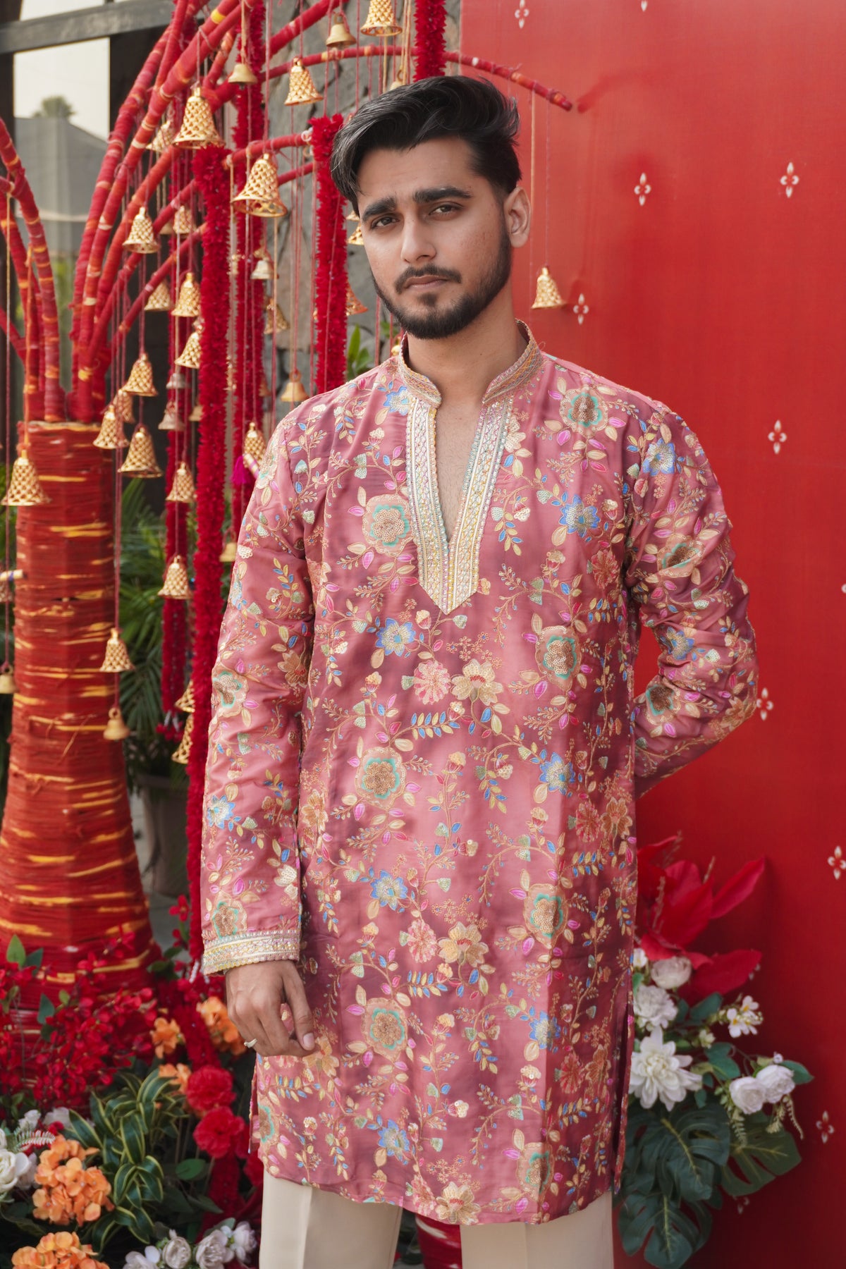 Meher Rose Floral Kurta