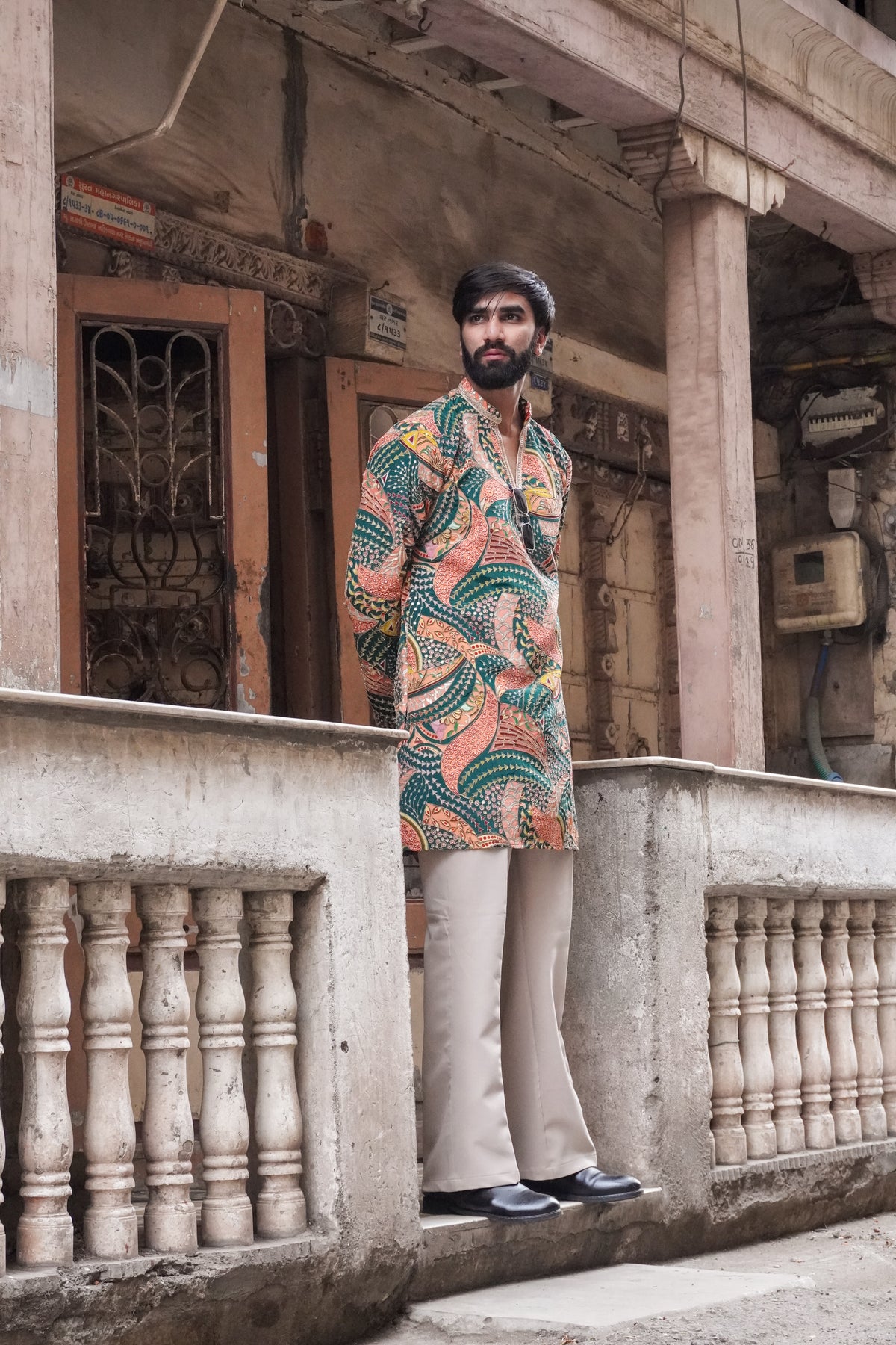 Kairav Multicolour Kurta