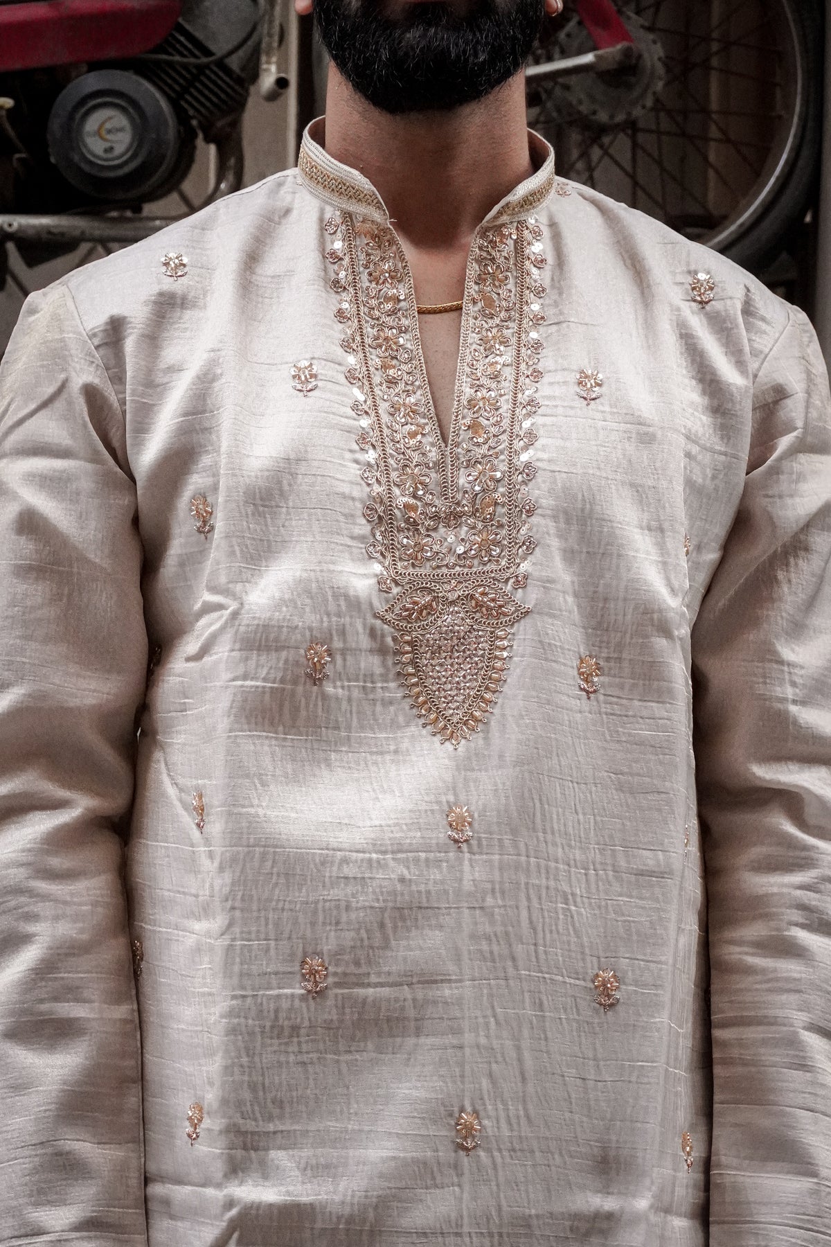 Abeer Ivory Kurta
