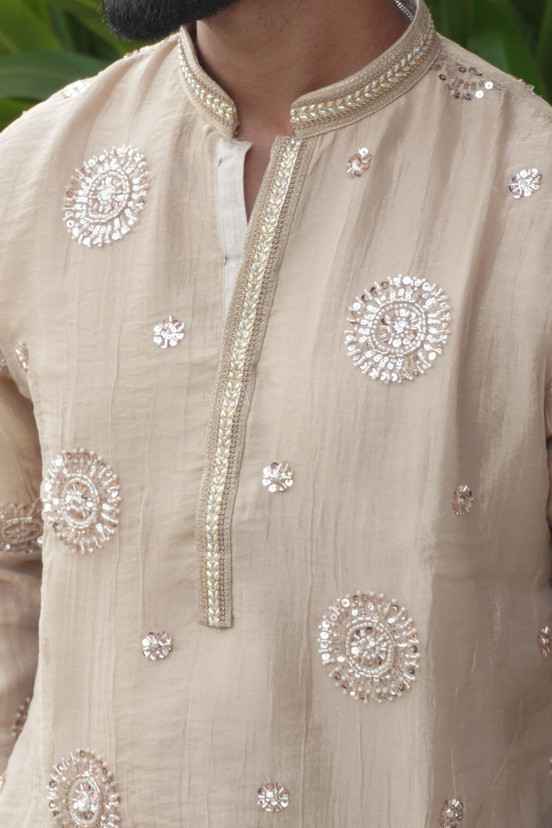 Tavish Sand Kurta