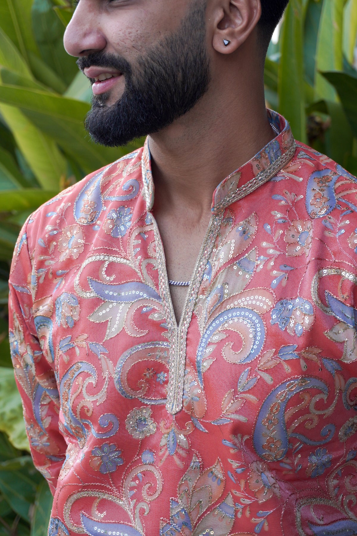 Aariv Coral Kurta