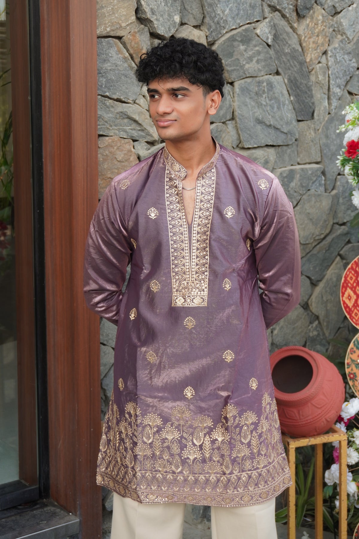 Ruhan Mauve Kurta