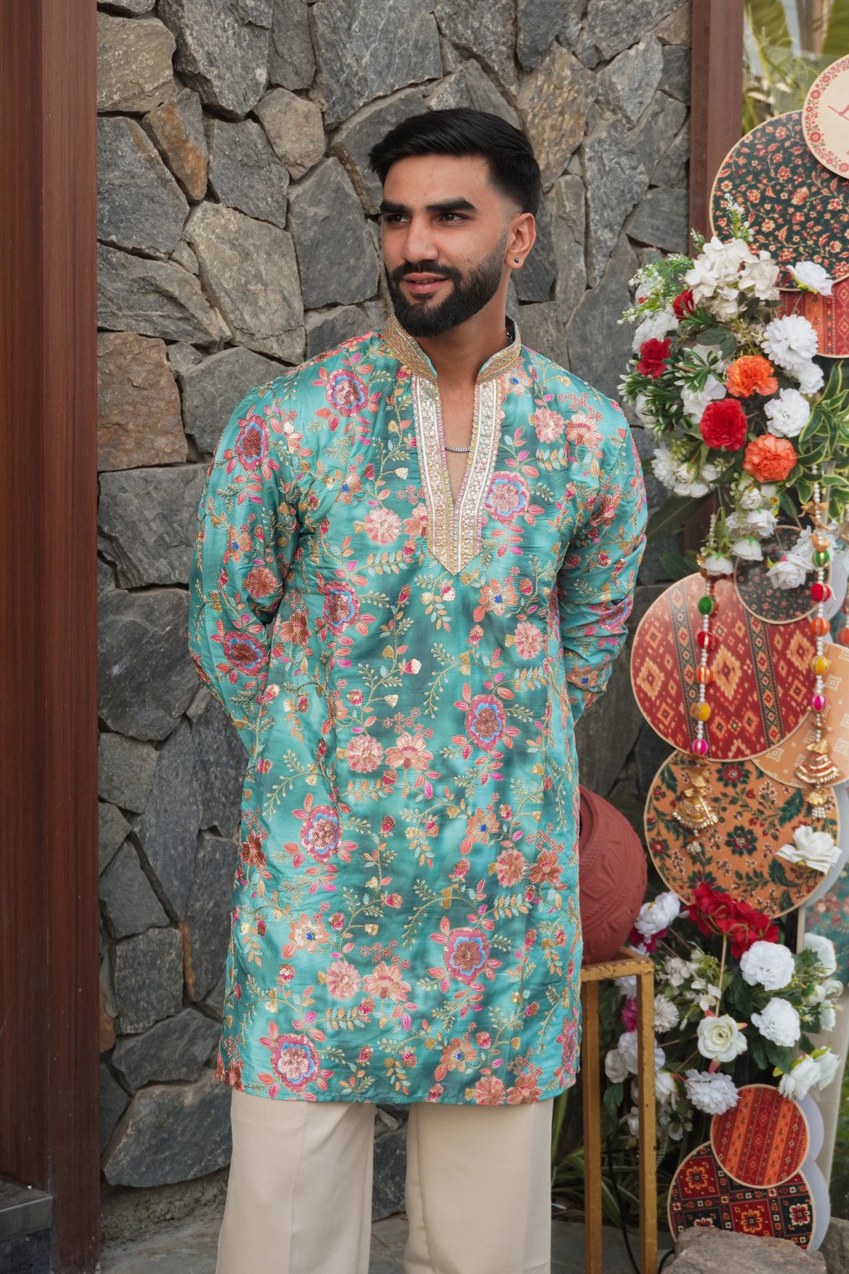Neelansh Aqua Kurta