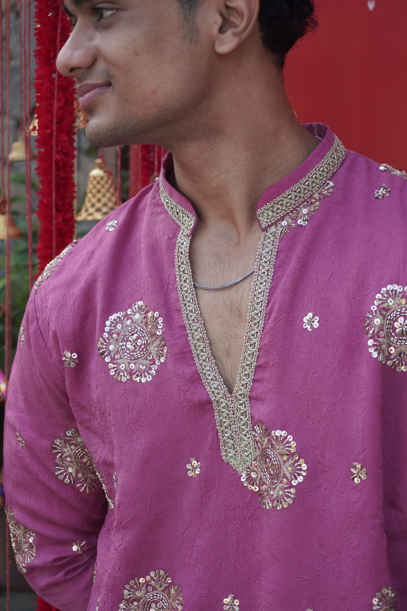 Gulabiya Rose Kurta
