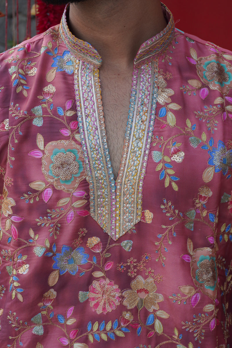 Meher Rose Floral Kurta