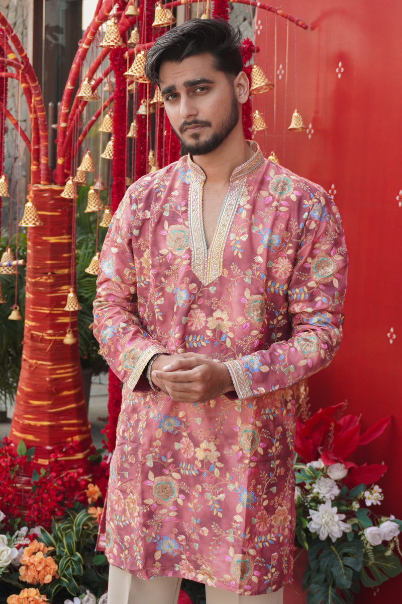 Meher Rose Floral Kurta