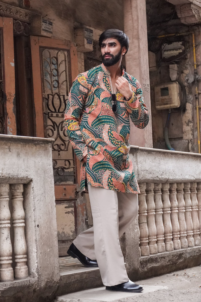 Kairav Multicolour Kurta